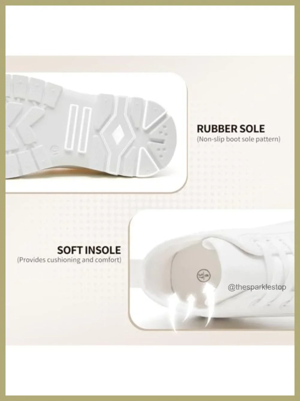 High Top Platform Sneakers Canvas Shoes Women's Breathable Non-Slip Lace-Up